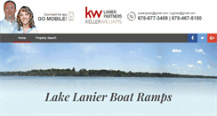 Desktop Screenshot of lakelanierboatramps.com