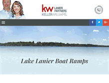 Tablet Screenshot of lakelanierboatramps.com